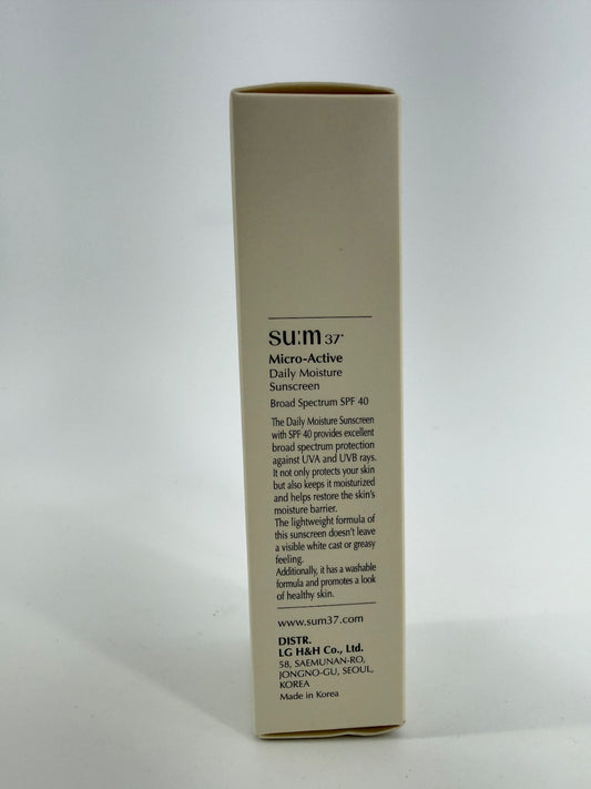 SU:M37 Micro-Active Daily Moisture Sunscreen, Korean Skincare