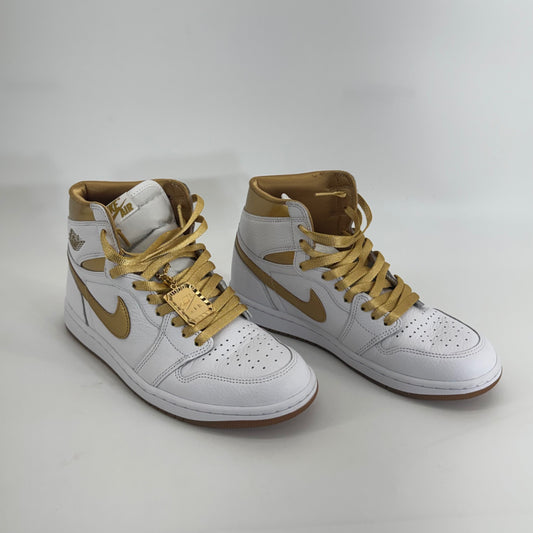 Nike Air Jordan 1 Retro High OG Metallic Gold Sz 8.5