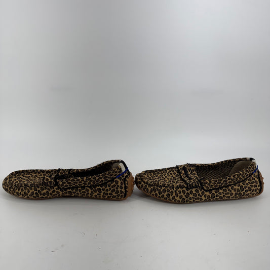 Rothy's Leopard Print Loafers Sz 9