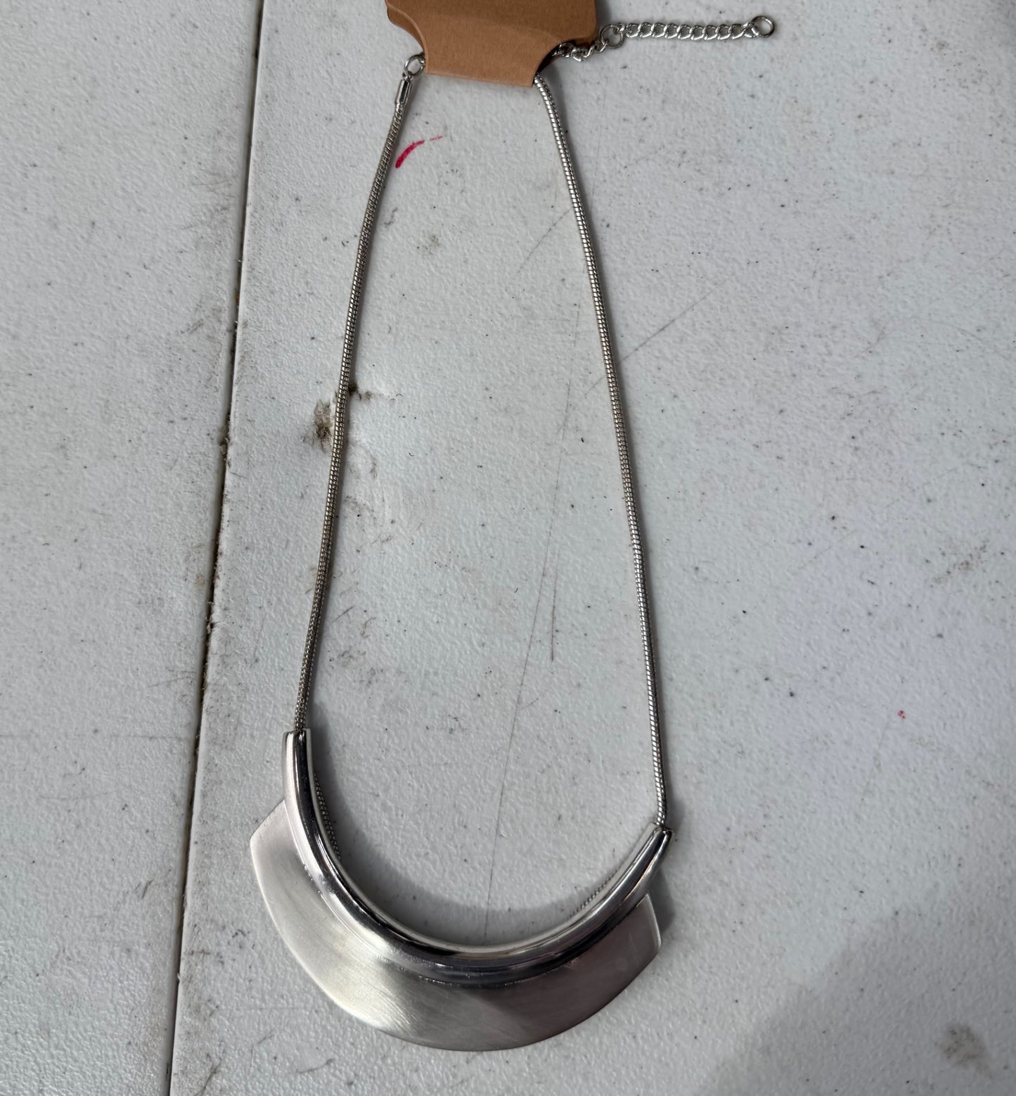 Silver Plate Pendant Necklace