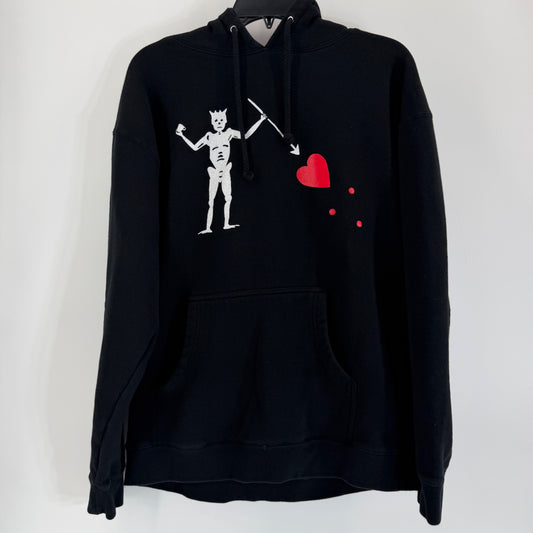 Black Rifle Coffee Blackbeard Skelton Hoodie Size Lg