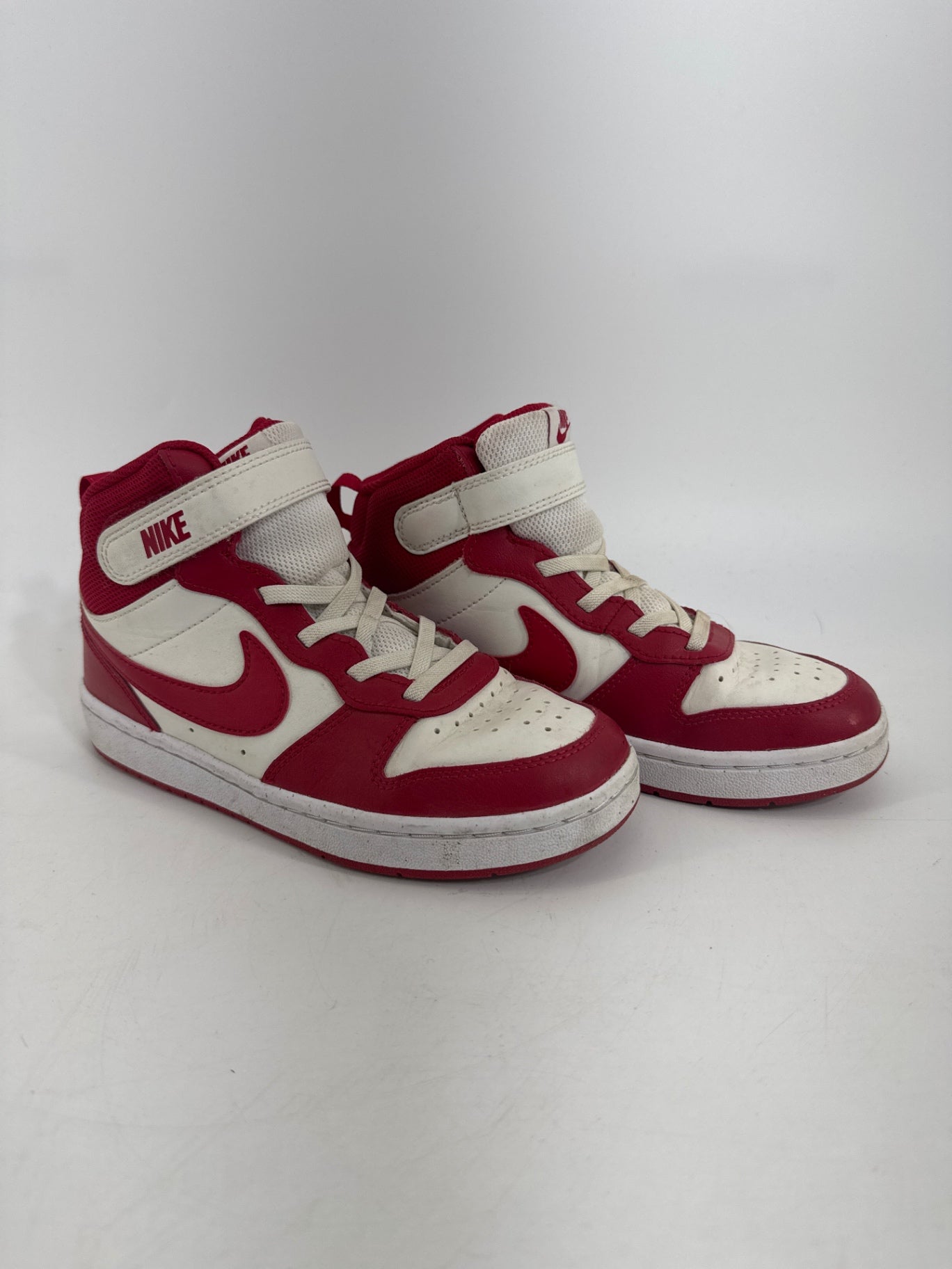 Nike Red Court Borough Mid Sneakers