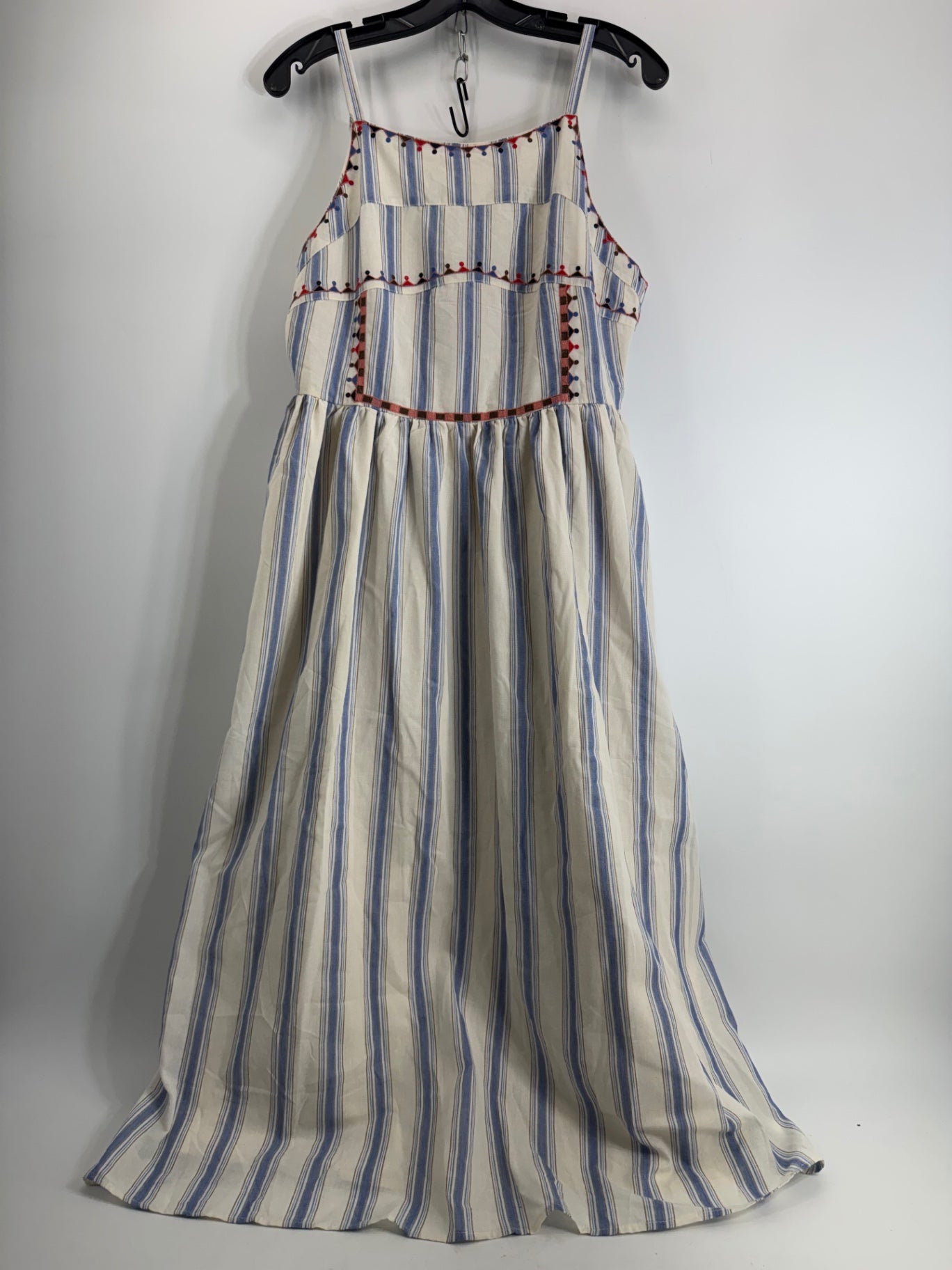 NWT Umgee Blue Stripped Sun Dress