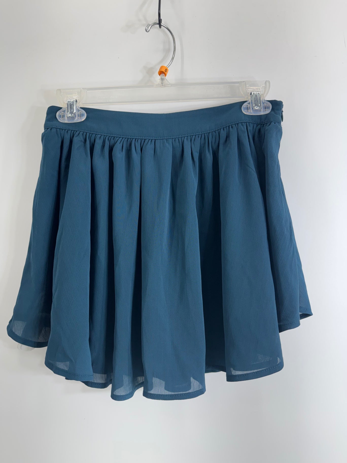 Commense Teal Flowy Skort