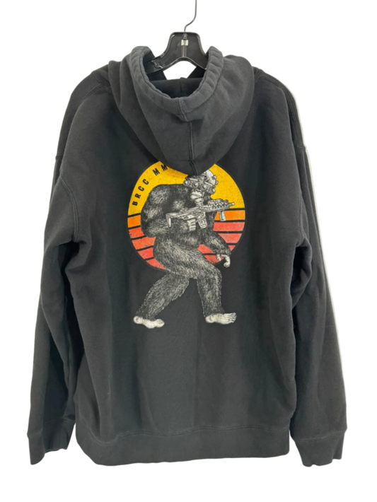 Black Rifle Coffee Co. Black Tactisquatch Pullover Hoodie Size Lg
