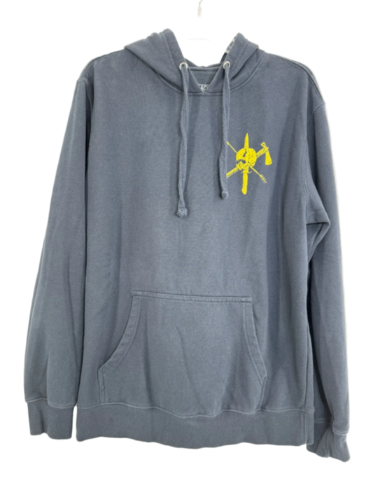 Black Rifle Coffee Company Navy/Yellow Hoodie Size Lg