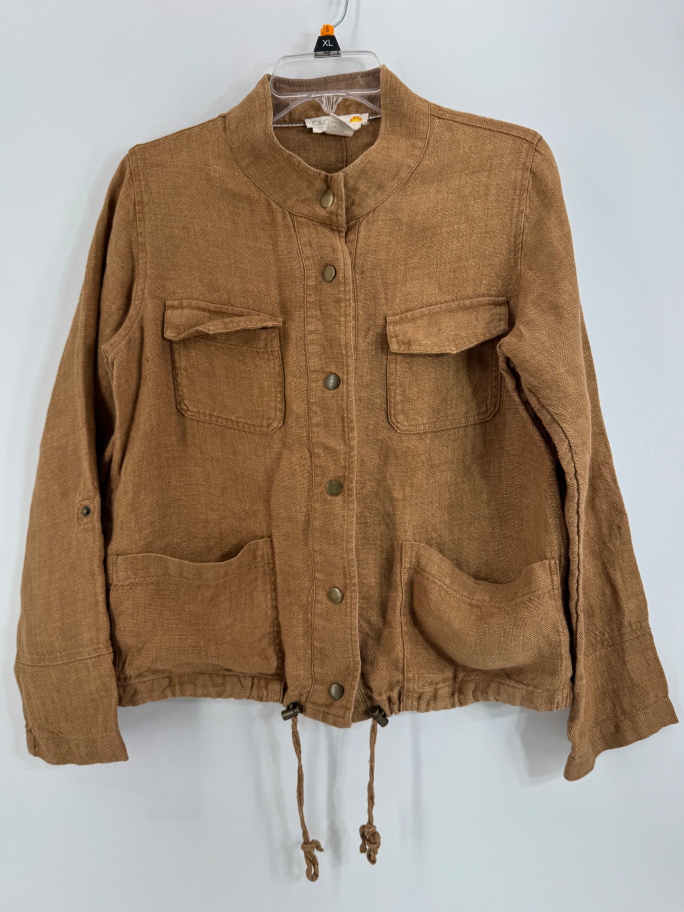 C&C Brown Linen Jacket