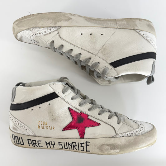 Golden Goose Mid Star “You Are My Sunrise” Size 39 / 8.5