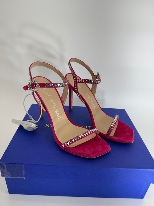 Stuart Weitzman Gemcut 100 Ankle Strap Heels Size 39 / 8.5