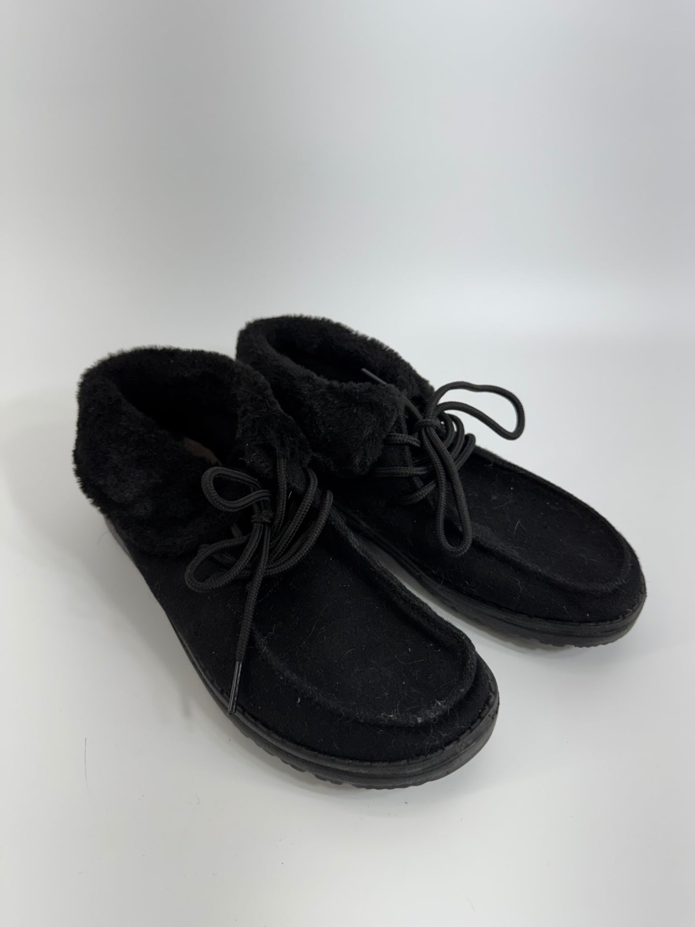 Hey Dude Black Lace Shoes