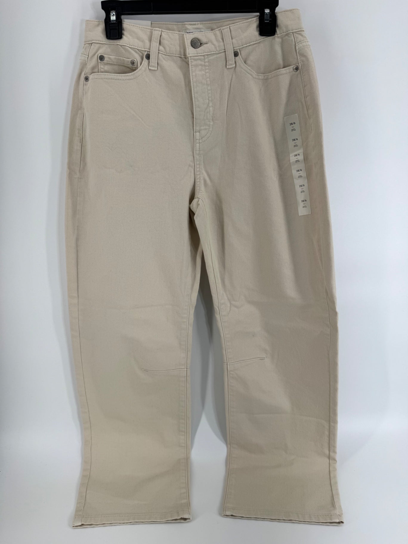 Banana Republic Cream Denim Jeans Tall