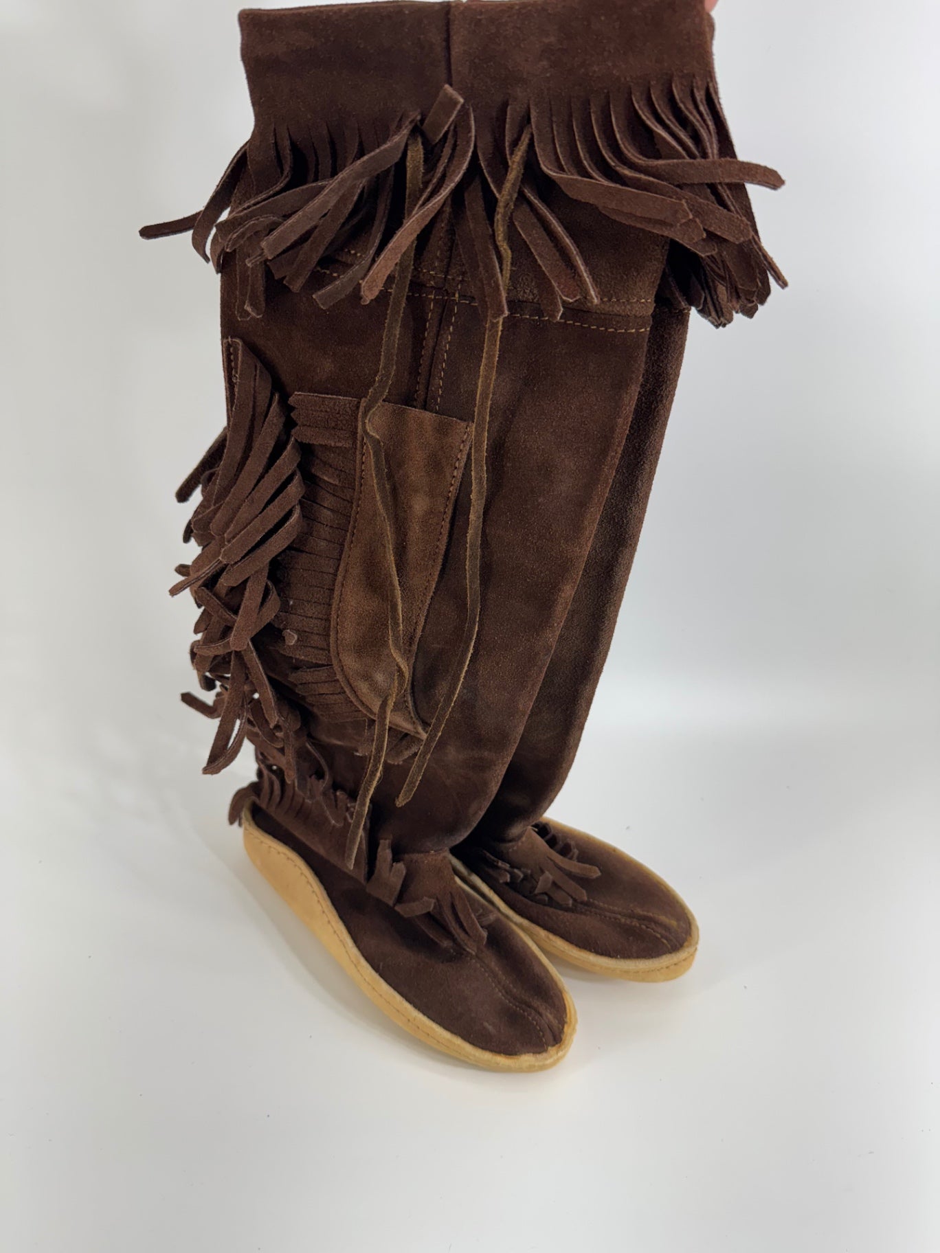 Unbranded Knee High Moccasins