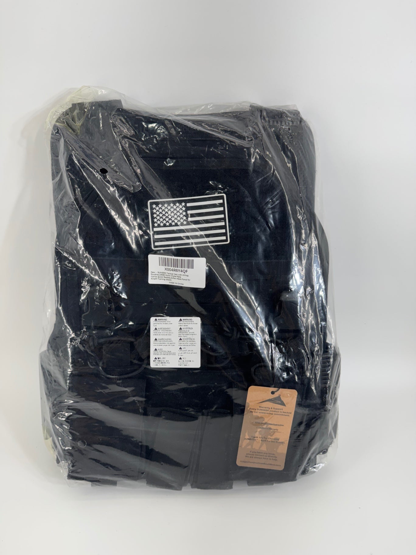 Sumseek Black Tactical Vest