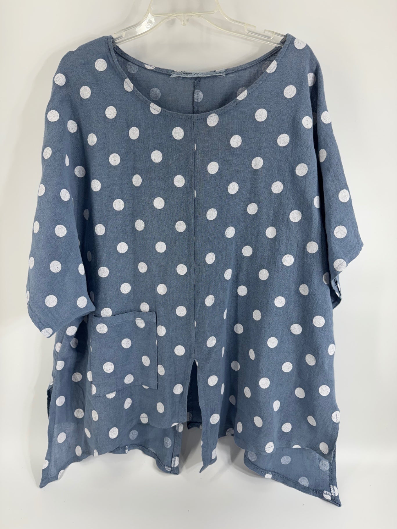 Unbranded Blue Top with Dots