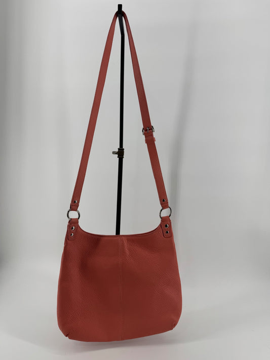 Coach Leather Coral/Peach Crossbody Purse