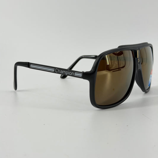 Champion New Old Stock 80s Black Sunglasses