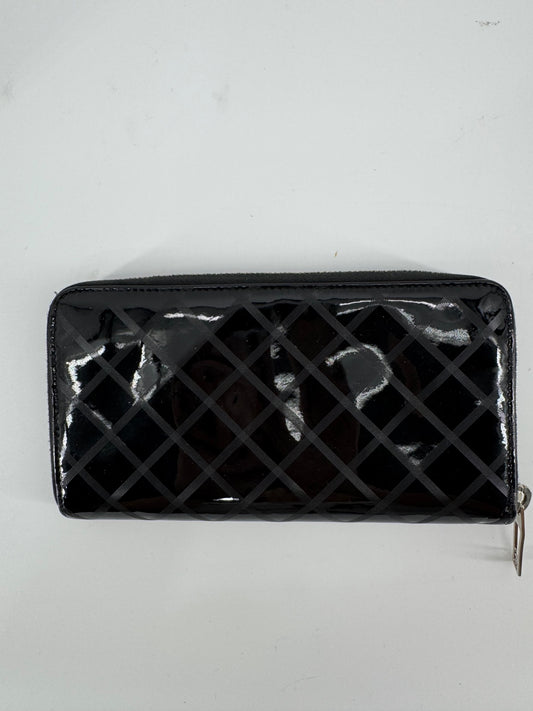 Chanel Patent Zip Around Wallet