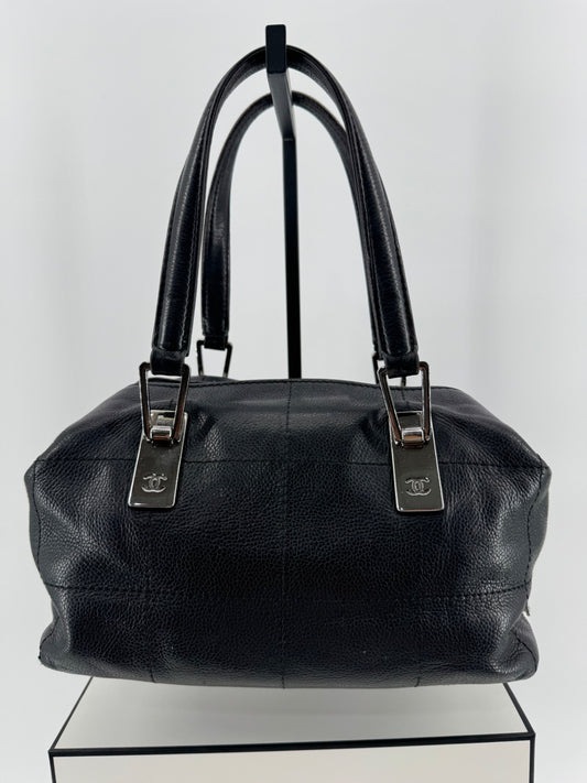 Chanel Pebbled Leather Shoulder Bag