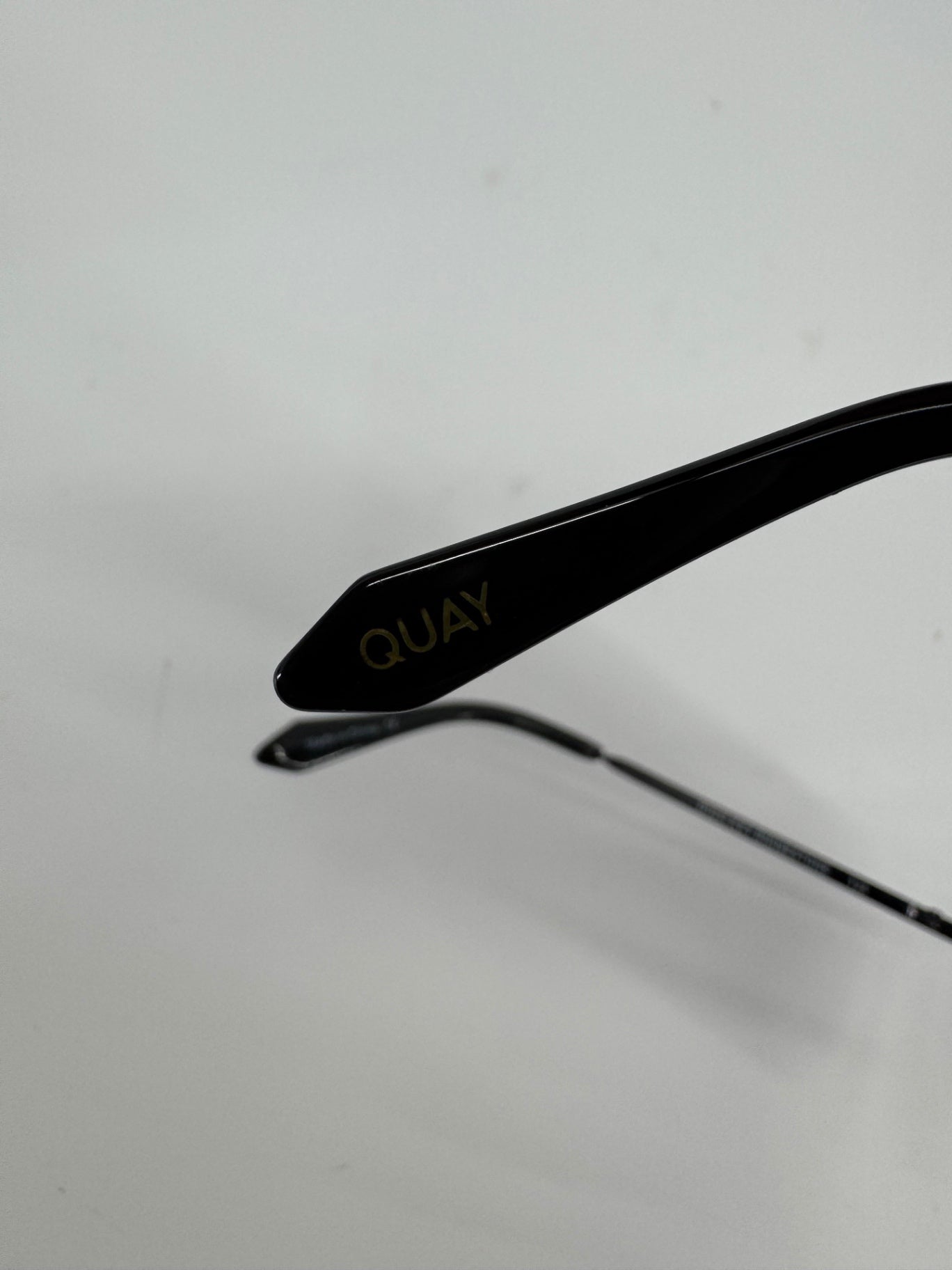 Quay Black Studded Sunglasses
