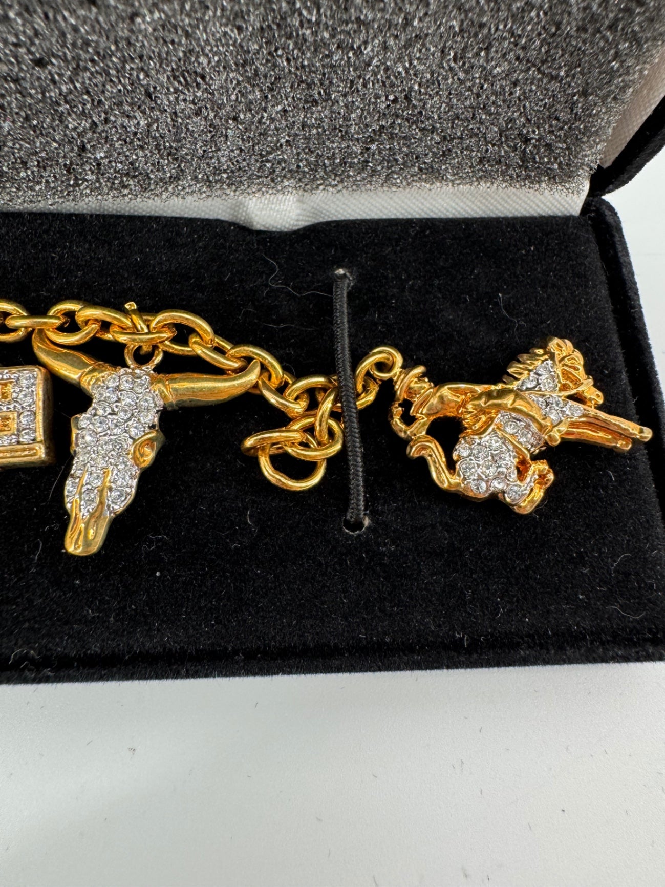 The Danbury Mint Gold Texas Bracelet