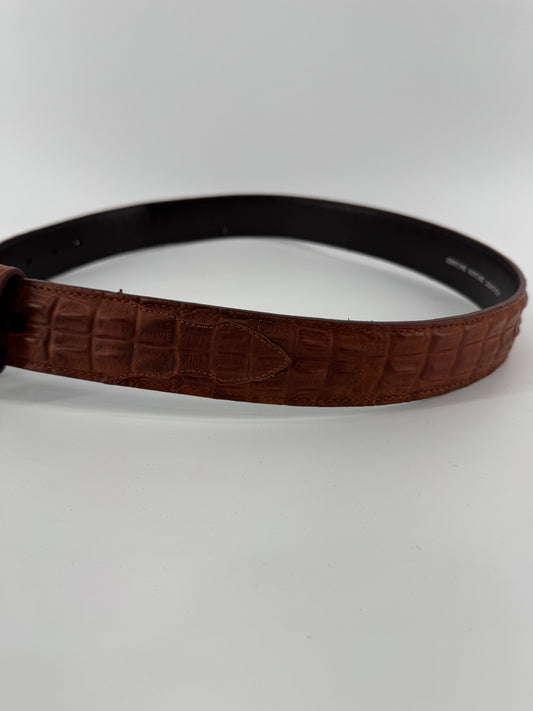 Cavender's Brown Leather Belt