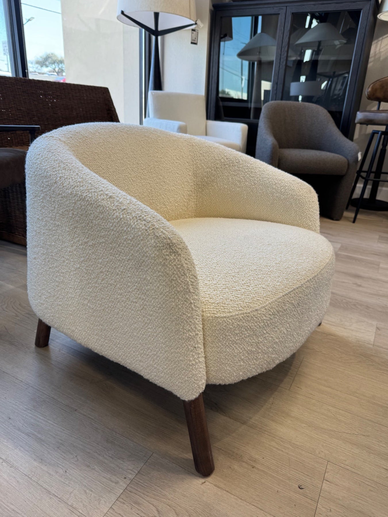 Four Hands Bowie Chair in Durham Cream $200 compare to $1250
