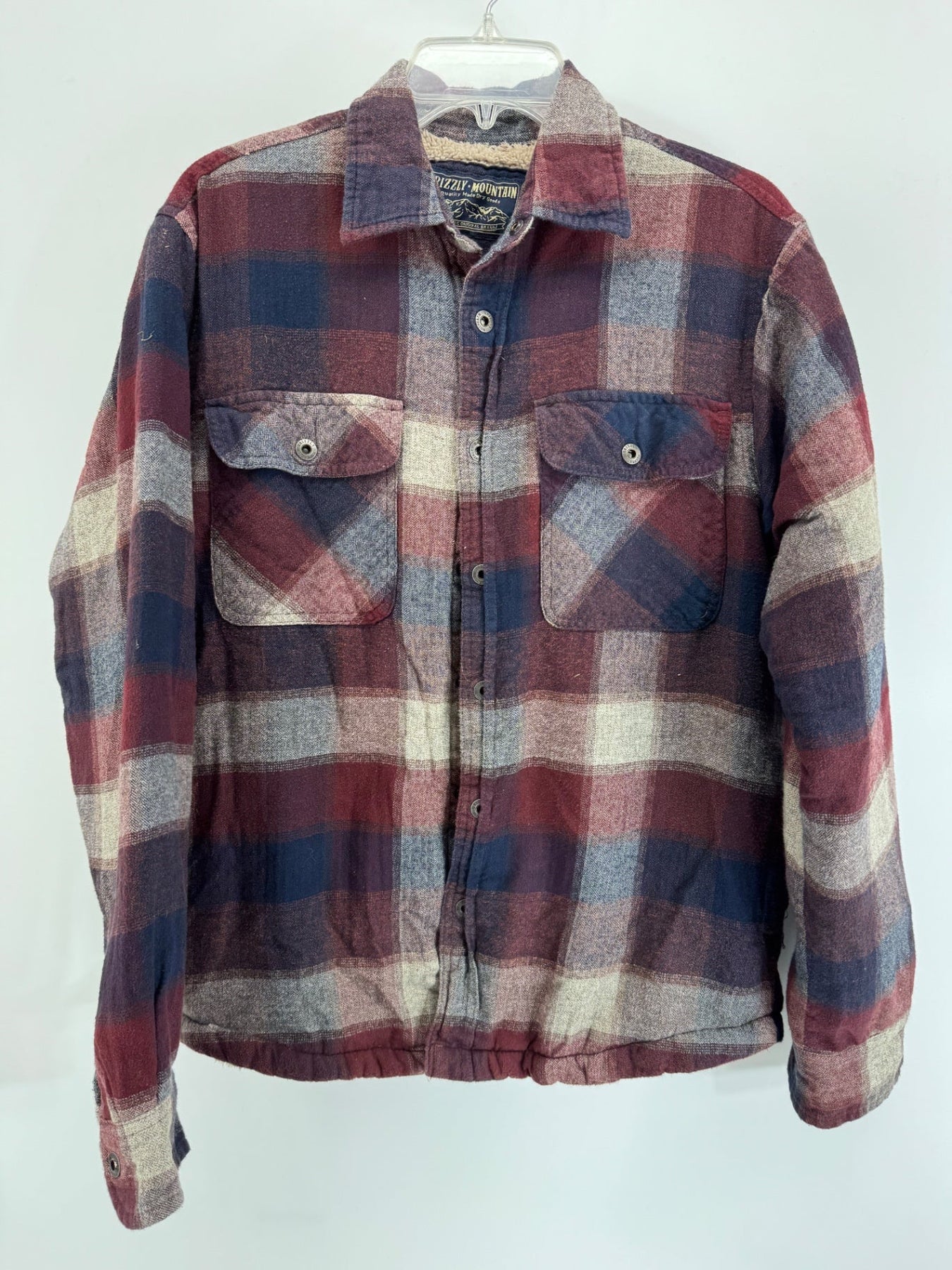 Men's Grizzly Mountain Button-up Jacket Plaid
