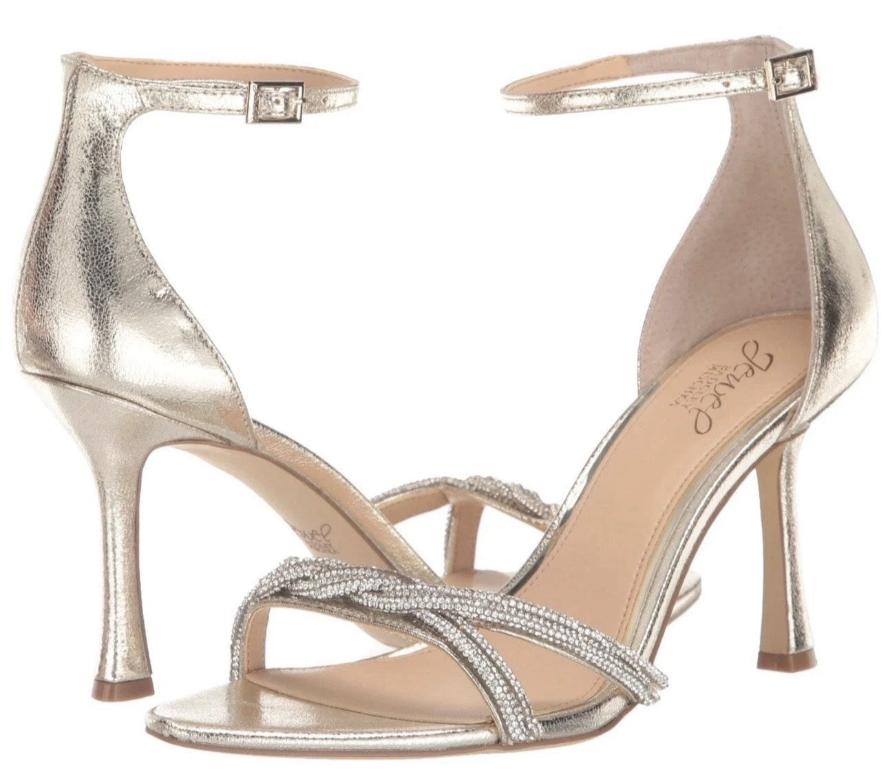 Badgley Mischka Jewel Vani Champagne Heels