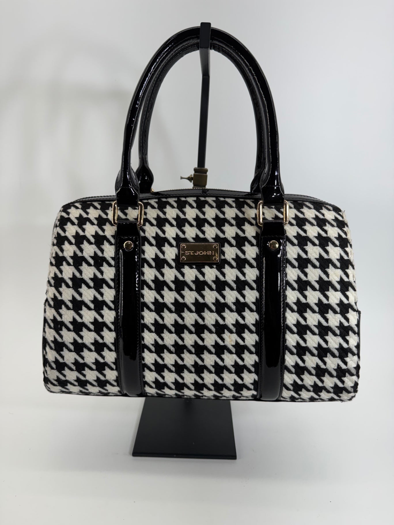 St. John Houndstooth Purse