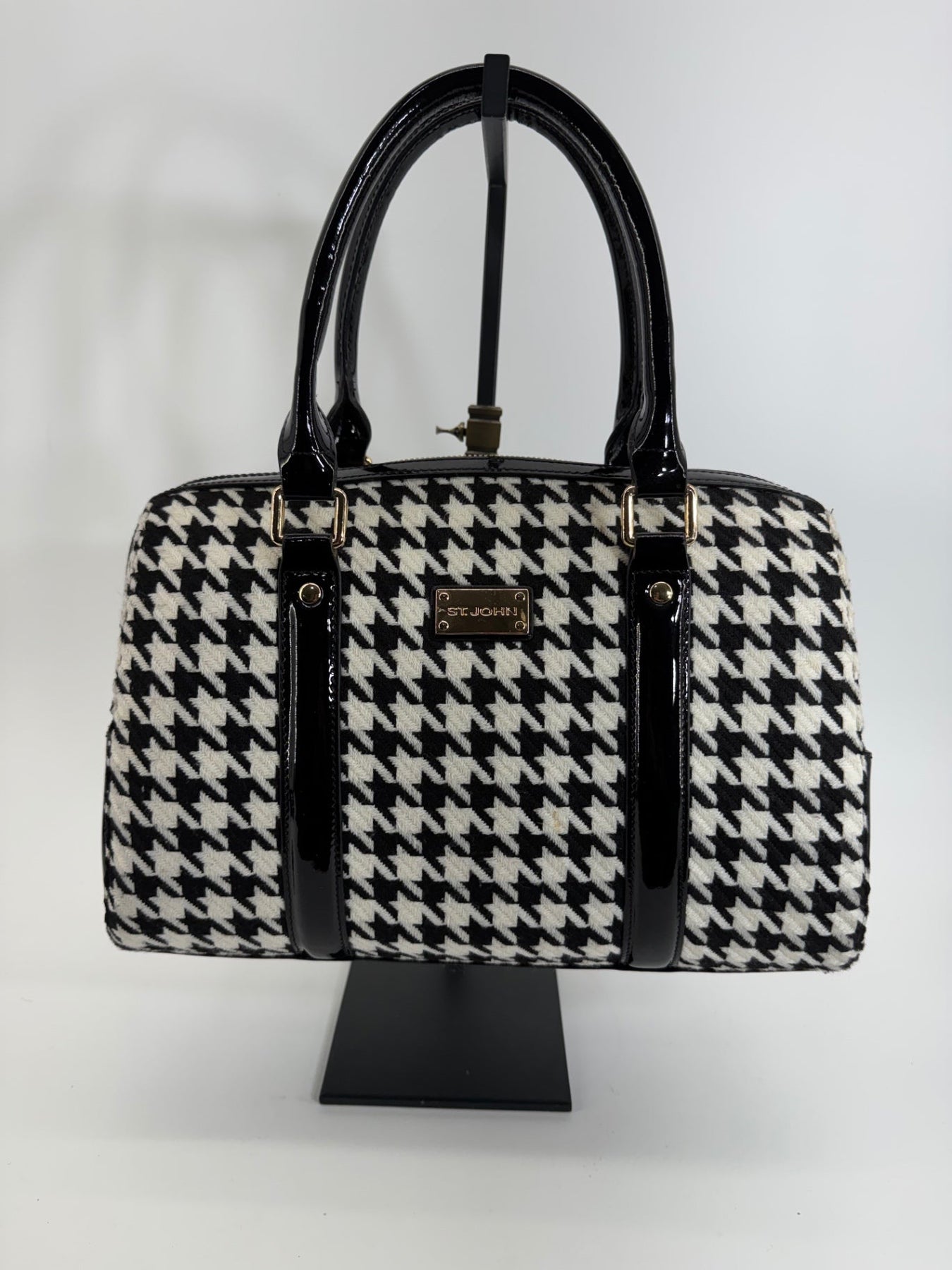 St. John Houndstooth Purse