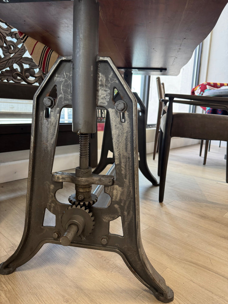  Wooden Crank Table 