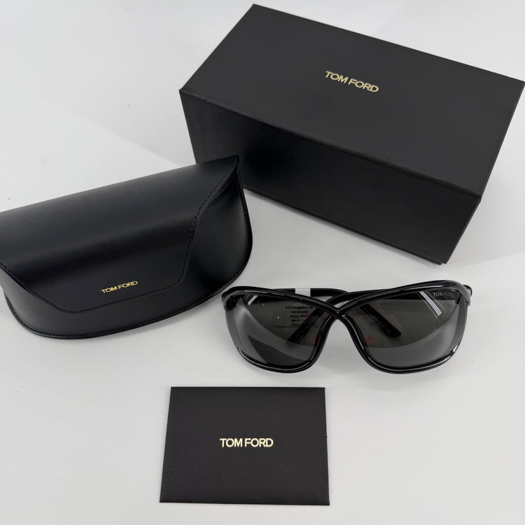 Tom Ford Women Sunglasses FT1069 Fernanda 01A 68 - Shiny Black Sunglasses