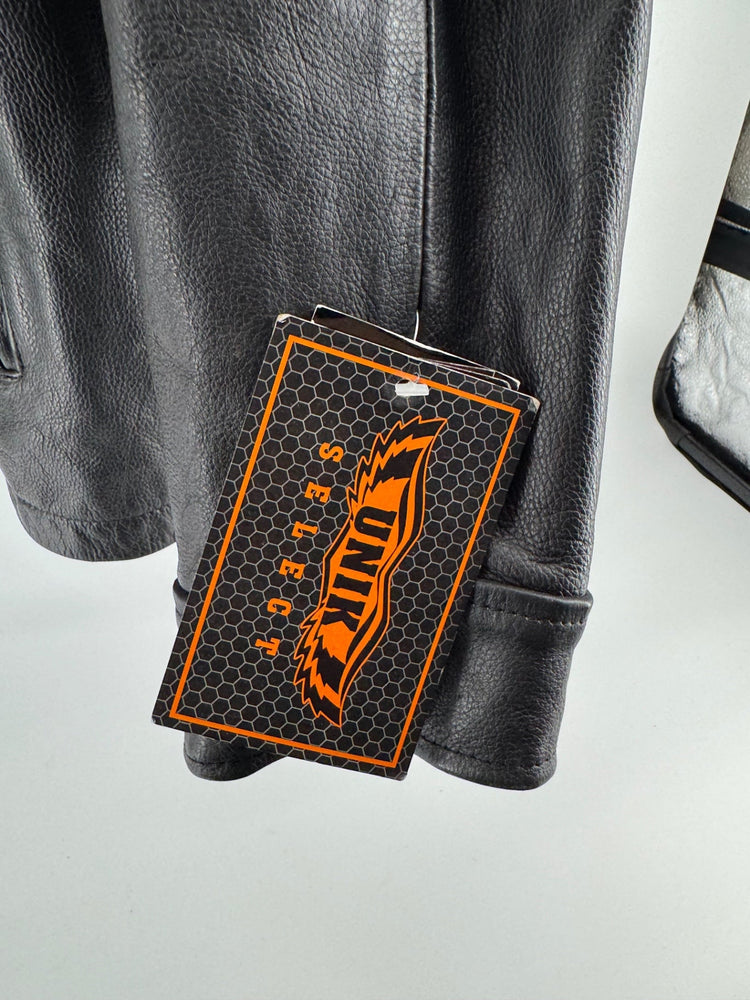 UNIK Select Black Leather Motorcycle Jacket