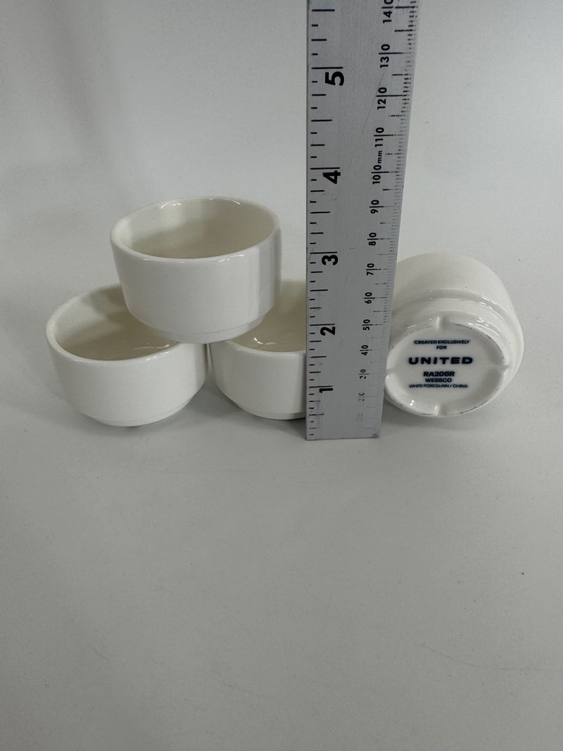 United Airlines Ceramic small bowls set of 4 RA206R