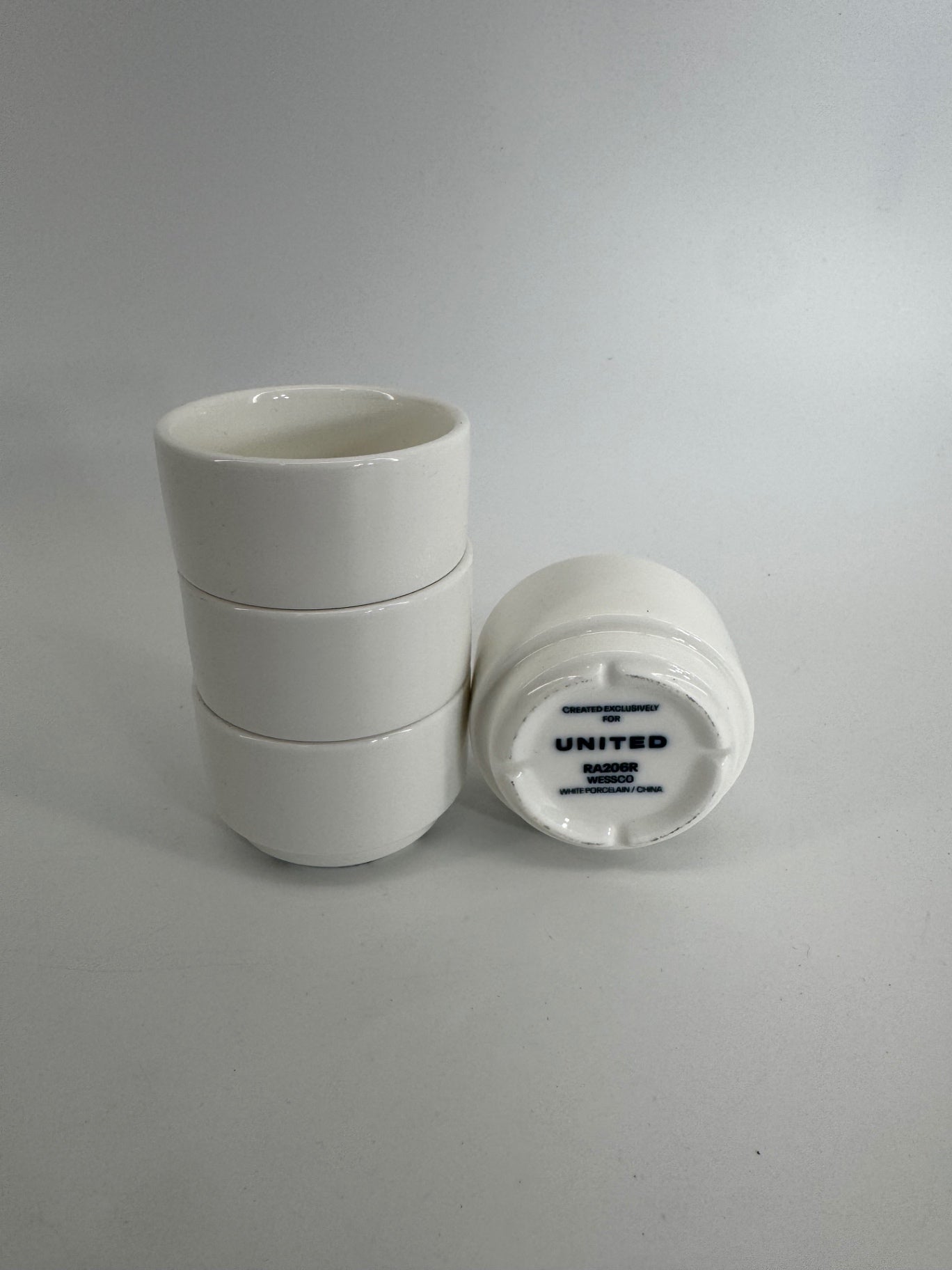 United Airlines Ceramic small bowls set of 4 RA206R