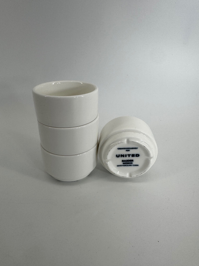 United Airlines Ceramic small bowls set of 4 RA206R