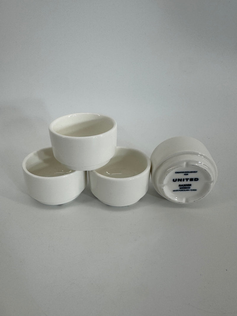 United Airlines Ceramic small bowls set of 4 RA206R
