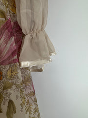 The J. Peterman Company Silk Floral Dress