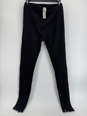 Moschino Black Knit Legging Pant w/ zip Cuff Sz XS