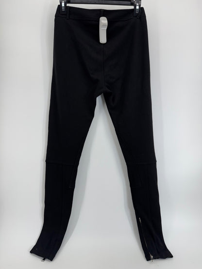 Moschino Black Knit Legging Pant w/ zip Cuff Sz XS