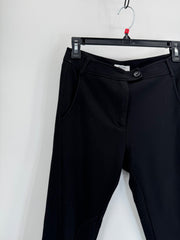Moschino Black Knit Legging Pant w/ zip Cuff Sz XS