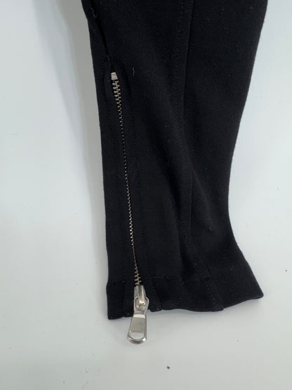 Moschino Black Knit Legging Pant w/ zip Cuff Sz XS