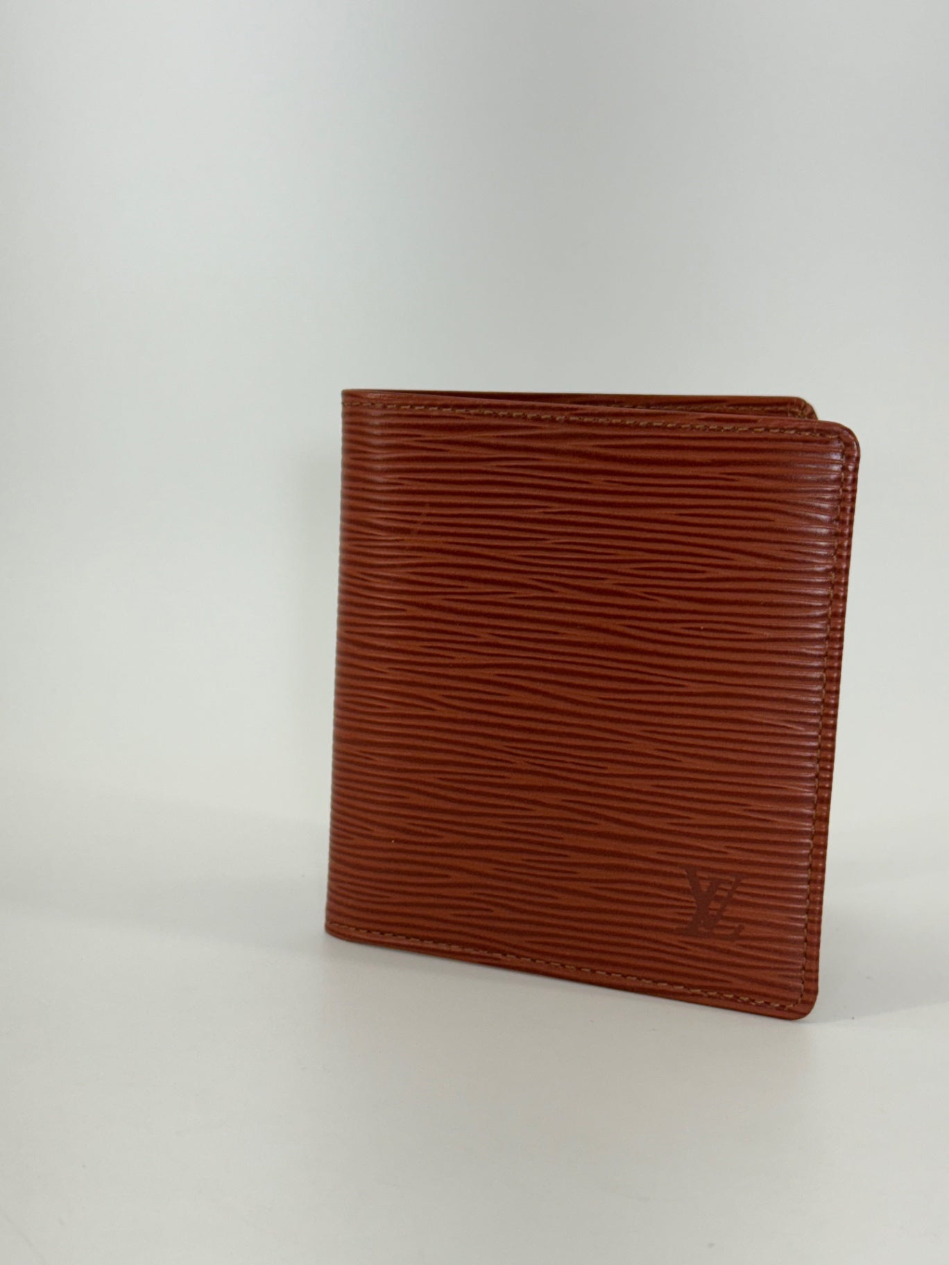 Louis Vuitton brown Epi bifold billfold wallet