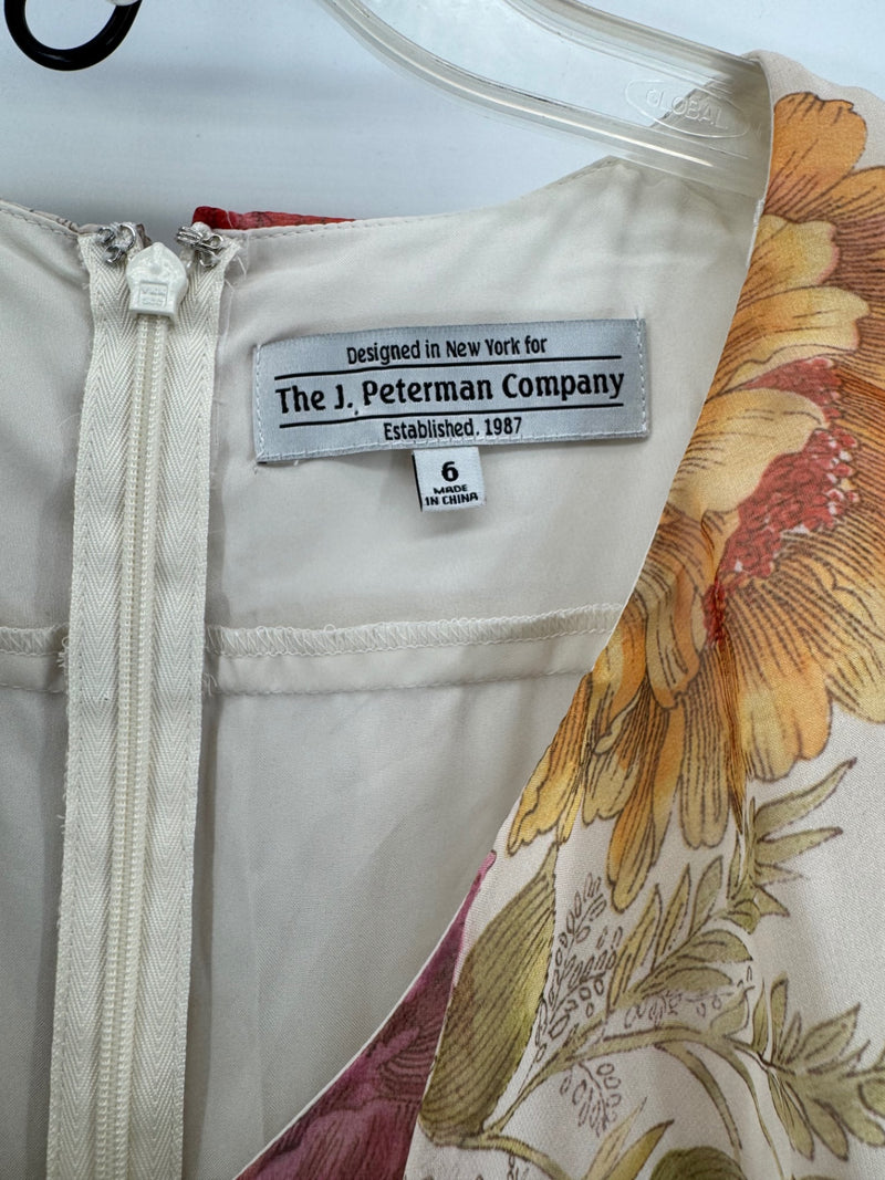 The J. Peterman Company Silk Floral Dress