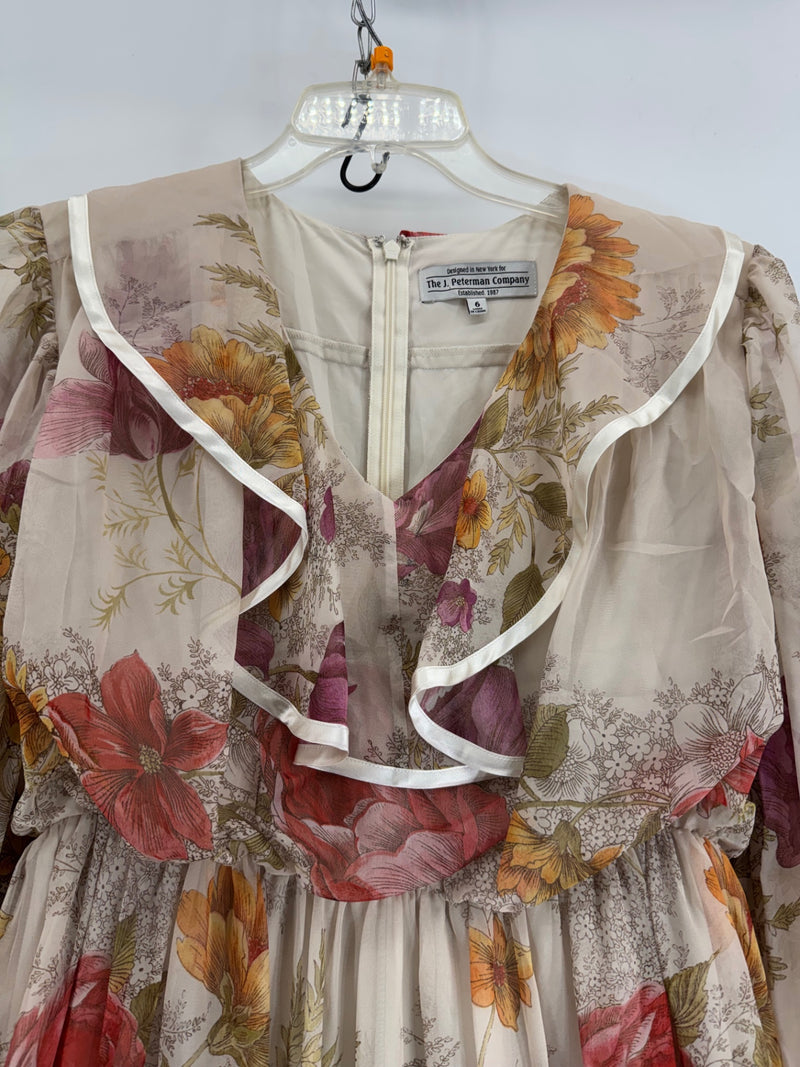 The J. Peterman Company Silk Floral Dress