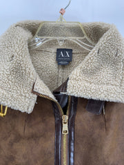 Armani Exchange Aviation Jacket Suede Sz XXS