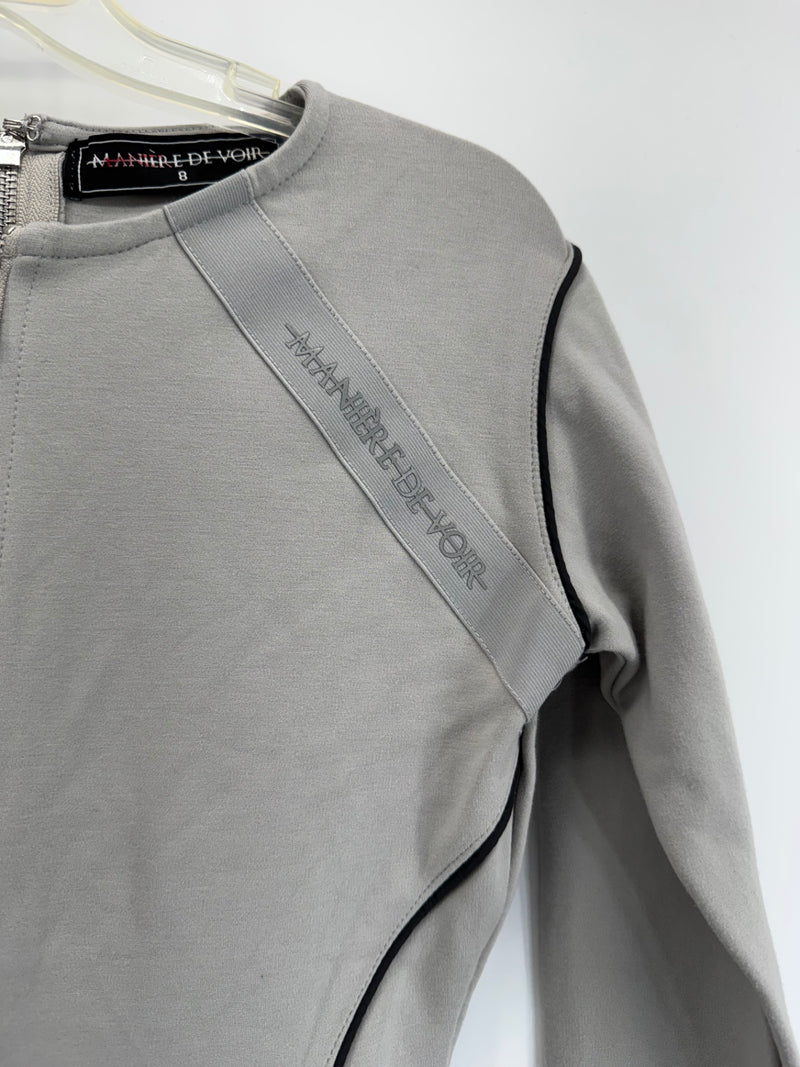 Manière De Voir Gray Jumpsuit Sz M