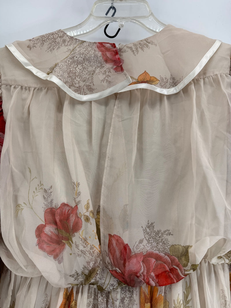 The J. Peterman Company Silk Floral Dress