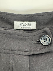Moschino Black Knit Legging Pant w/ zip Cuff Sz XS