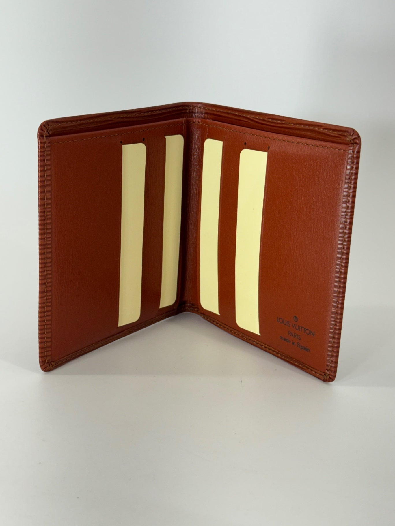 Louis Vuitton brown Epi bifold billfold wallet